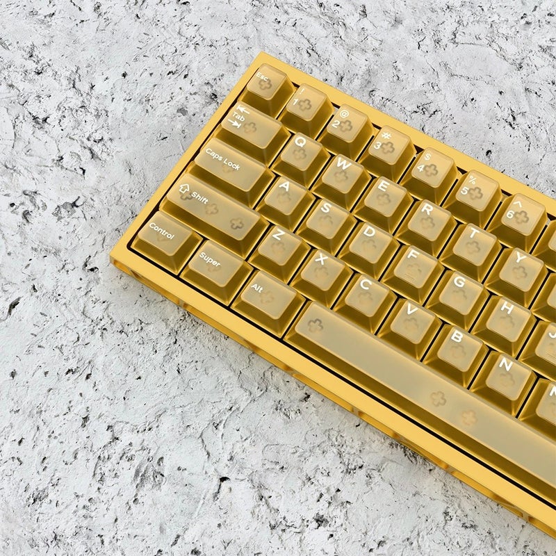 Y&D 132 Keys Yellow Cherry Profile PBT Keycaps Set - ized Gaming Mechanical Keyboard Keycap Set for PC - Image 5